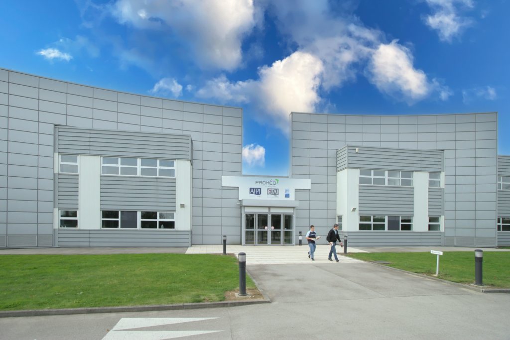 Bâtiment extérieur du centre de formation PROMEO Beauvais